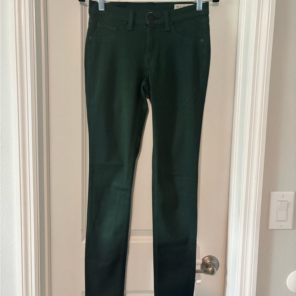 Rag & Bone Forest Green Jean Leggings